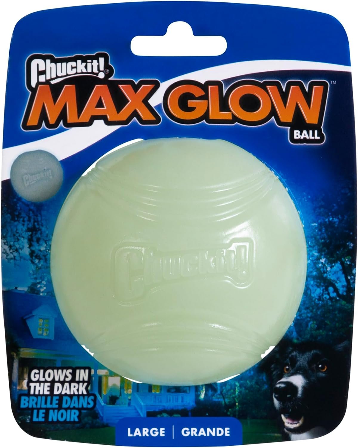 Dog balls. Glow in the dark. Max Glow Ball