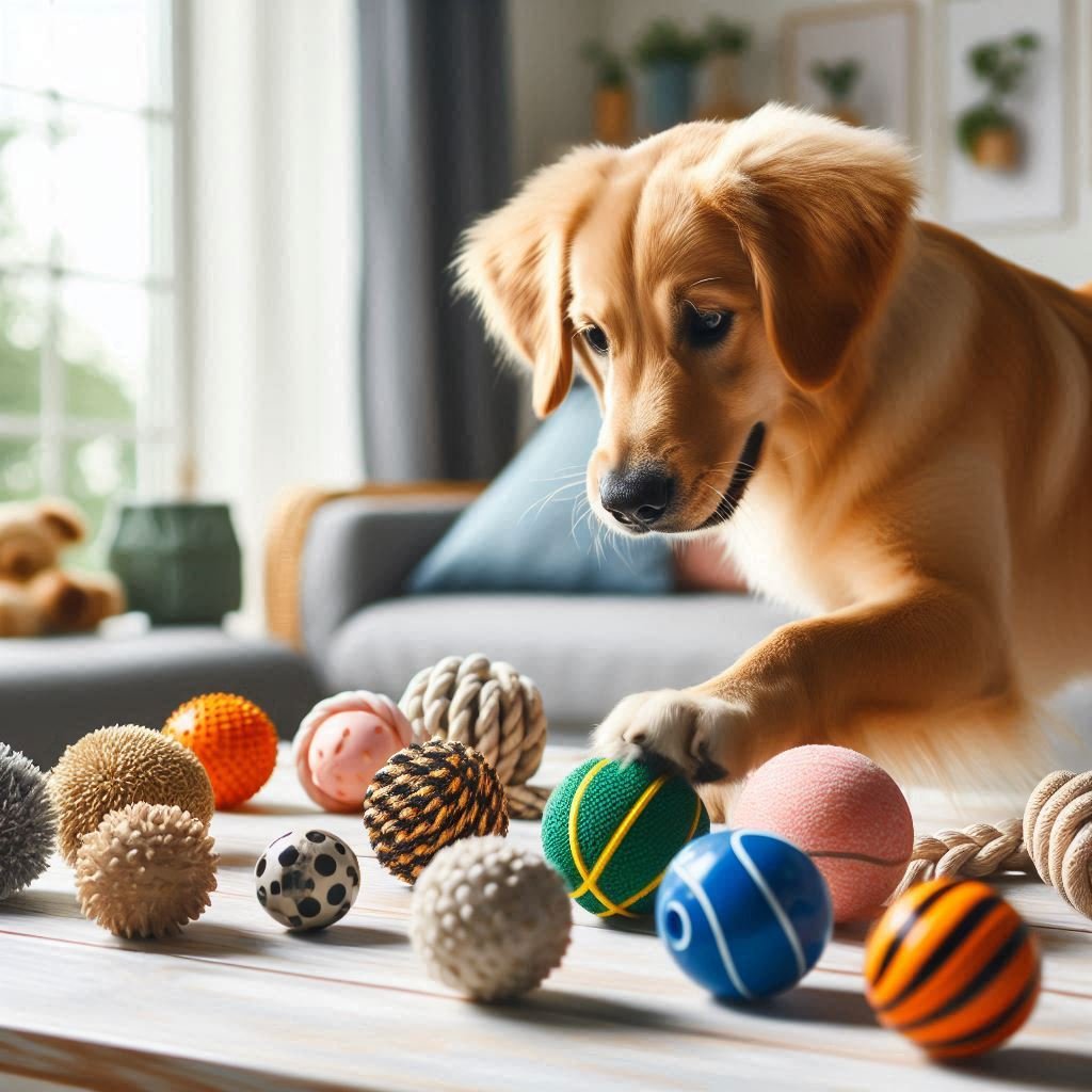 pelotas para perros.
Juguetes para perros