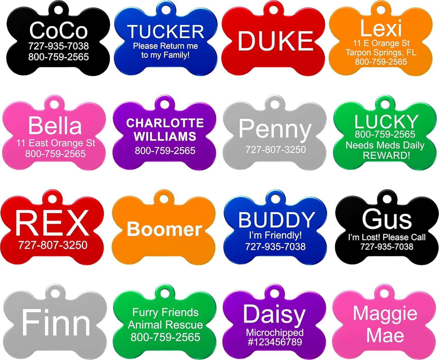 Dog Accessories. Providence Engraving Pet ID Tags.